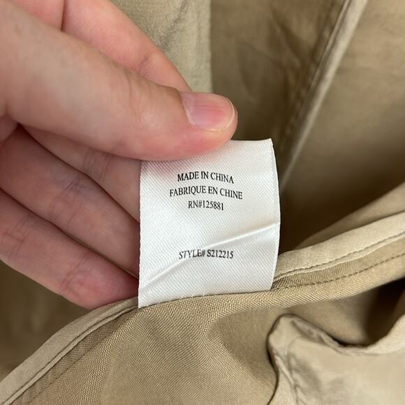 Brochu Walker Tencel-Linen Blend Lightweight Single Button Blazer Silk Trim Med - Picture 10 of 11